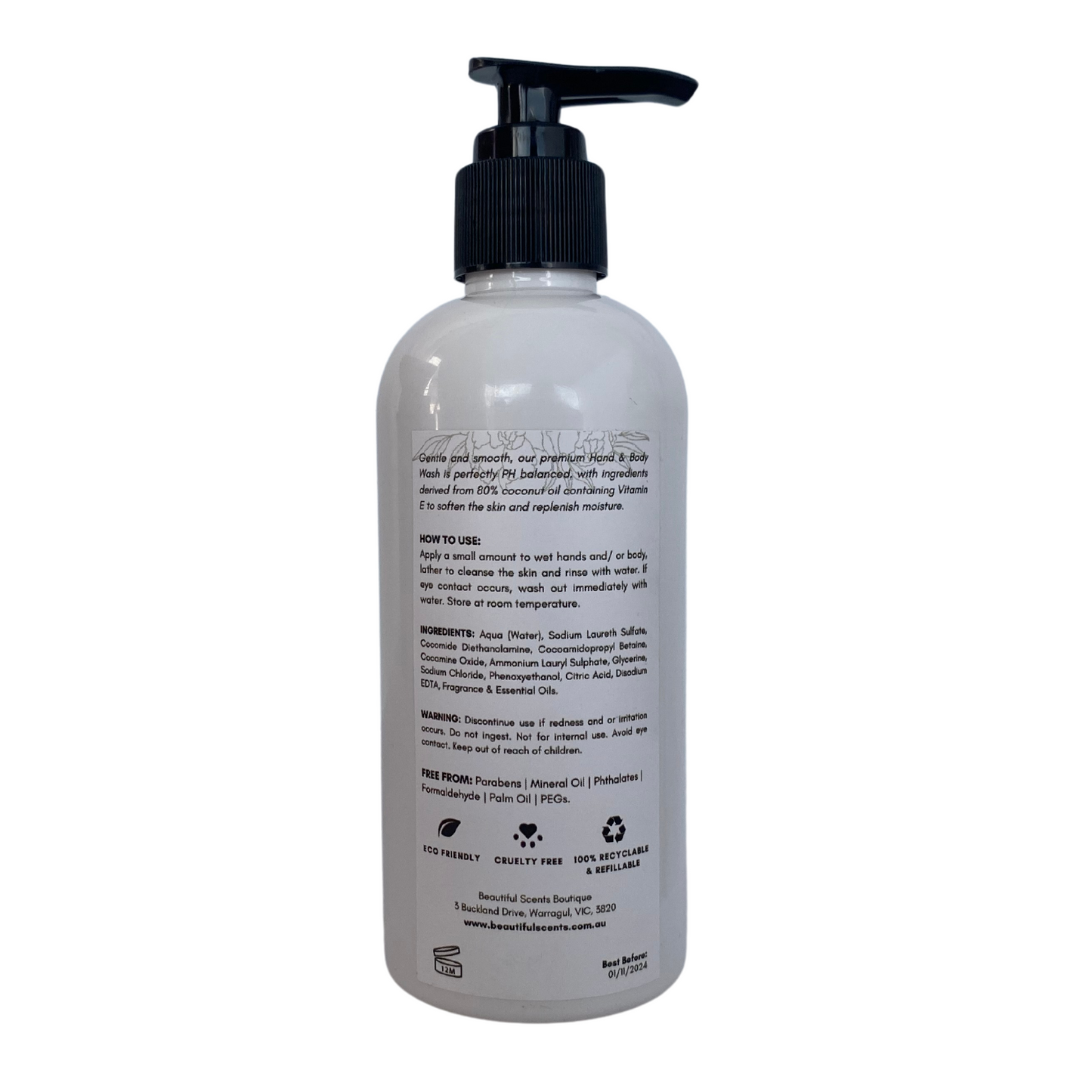 Lemongrass & Kaffir Lime - Hand & Body Wash - 250mls