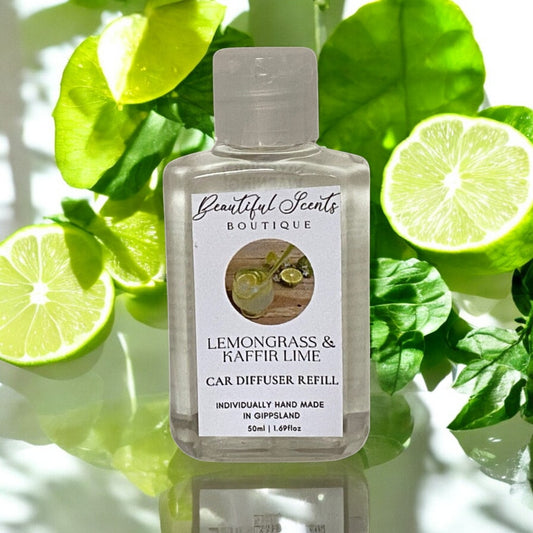 Lemongrass & Kaffir Lime - Car Diffuser Refill