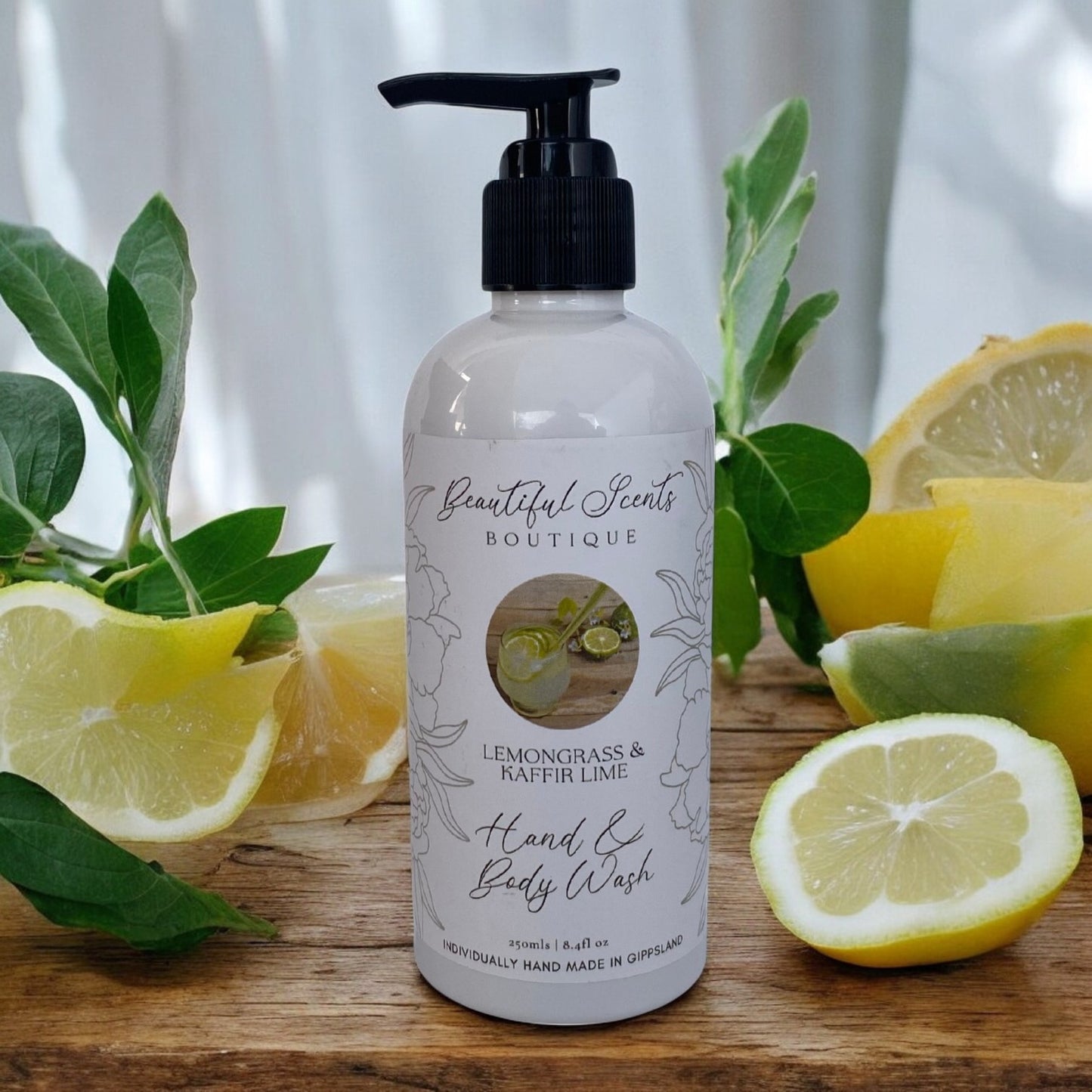 Lemongrass & Kaffir Lime - Hand & Body Wash - 250mls