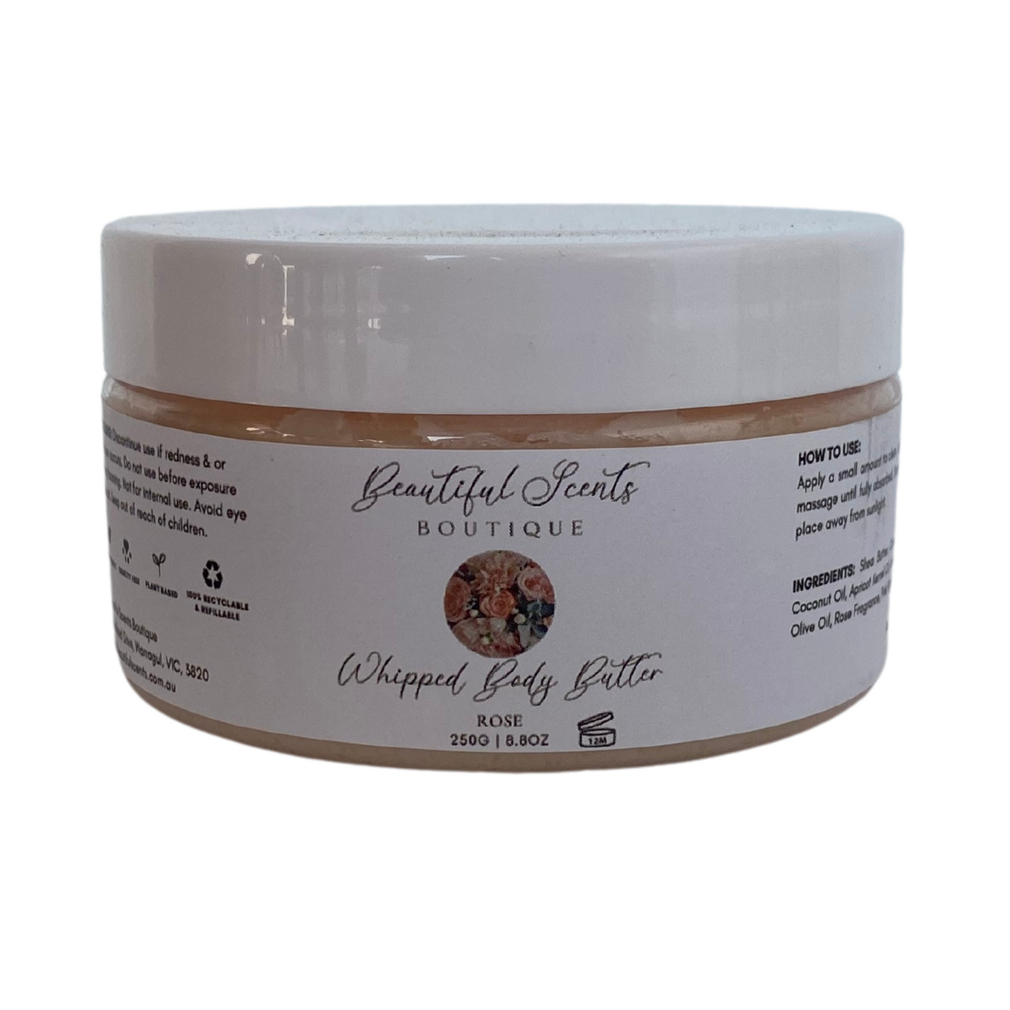 Rose - Body Butter Moisturiser