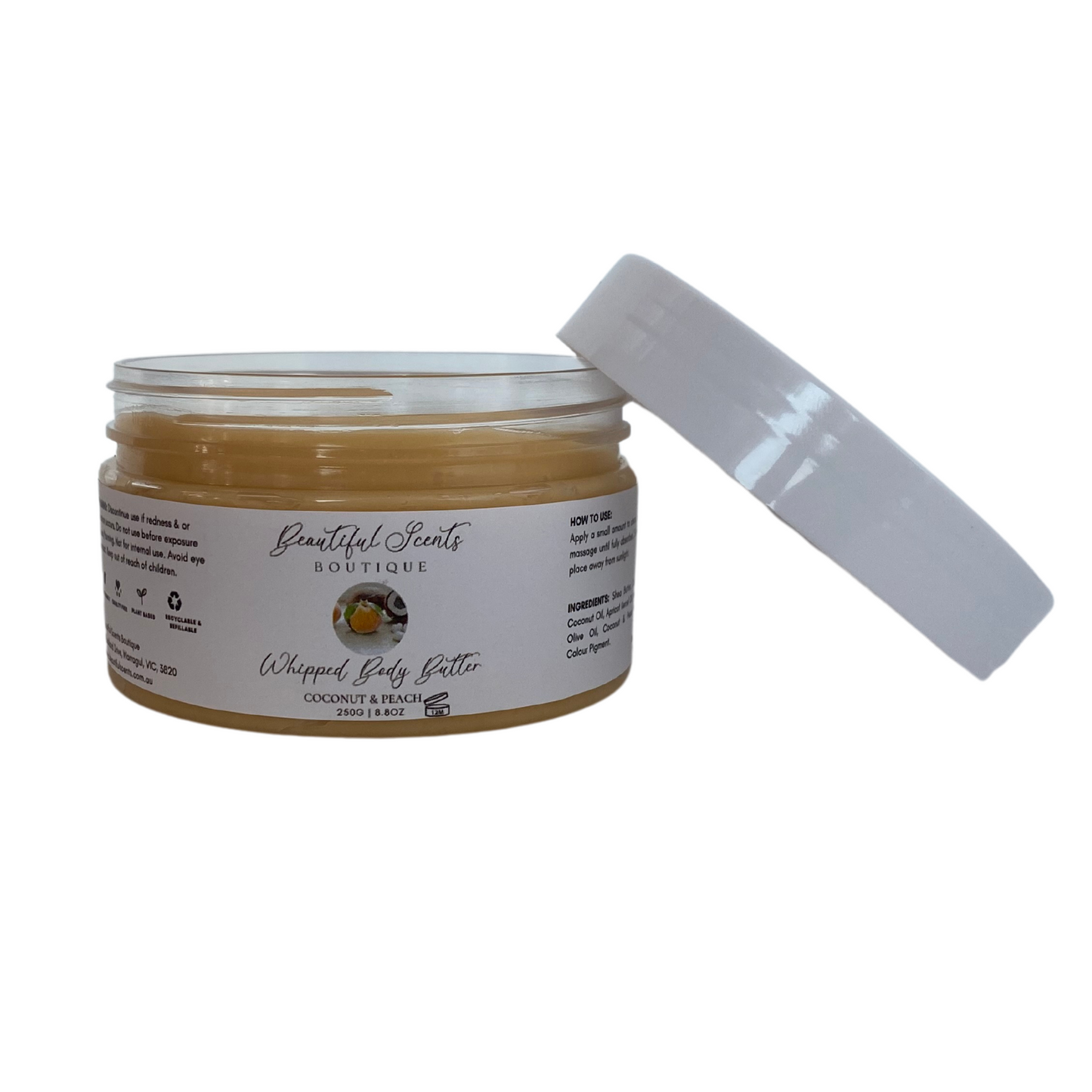 Coconut Peach - Body Butter Moisturiser