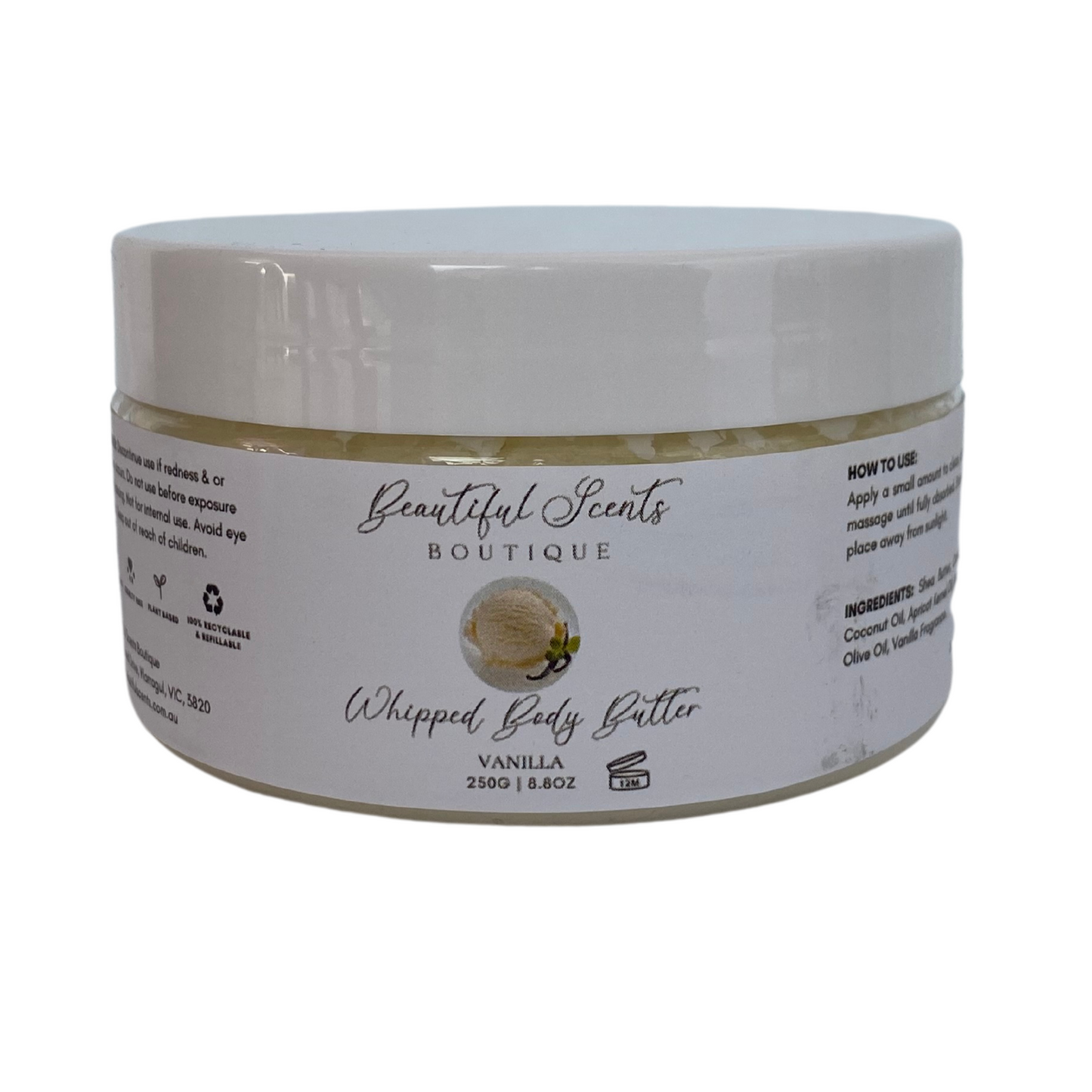 Vanilla - Body Butter Moisturiser